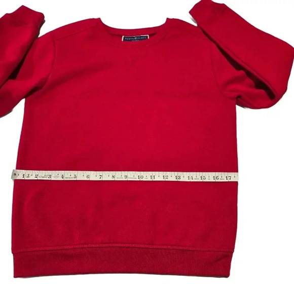 Women's Red Crewneck Sweatshirt - size pp - Picture 4 of 13